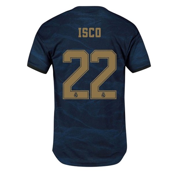 Maillot Football Real Madrid NO.22 Isco Exterieur 2019-20 Bleu